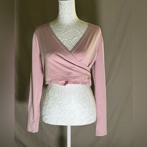 Girls baby pink size 14-16 ballet top